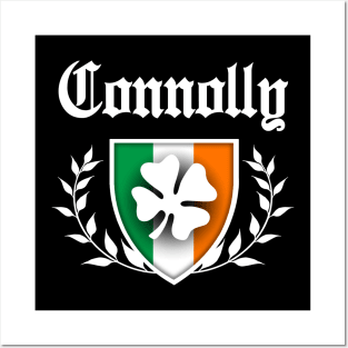 Connolly Shamrock Crest Posters and Art